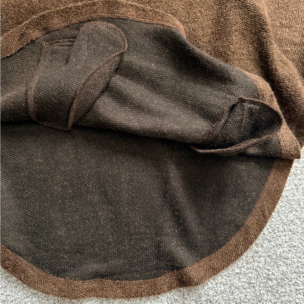 QED London Brown Hooded Swim Coverup - Picture 5 of 5